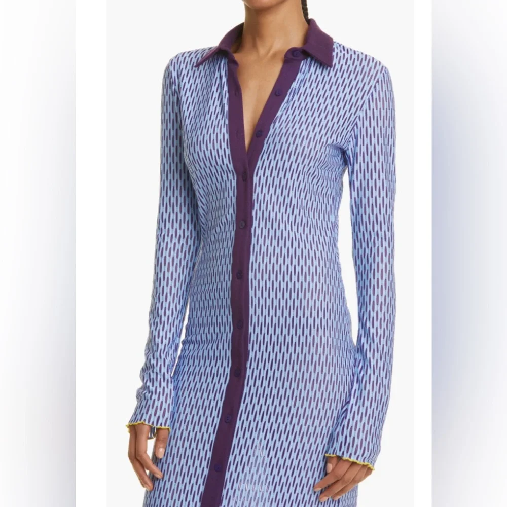 Nordstrom Sammy B Virgo Front Button Long Dress - M - Picture 5 of 14